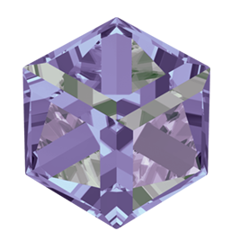 Swarovski 4841 Cube Fancy Stone 4mm Crystal Vitrail Light (288 Pieces) 
